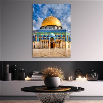 Dikey Dini Temalı Cam Tablo 246