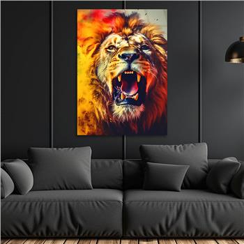 Dikey Doğa Temalı Cam Tablo 291