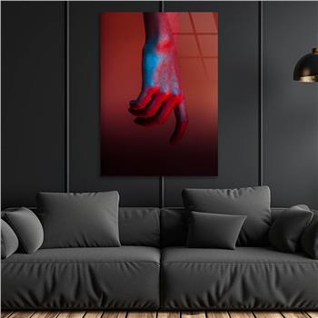 Kunst Thema auf bedrucktem Glas