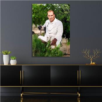 Dikey VatanTemalı Cam Tablo 146