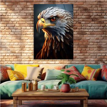 Dikey Doğa Temalı Cam Tablo 237