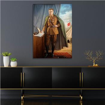 Dikey VatanTemalı Cam Tablo 245