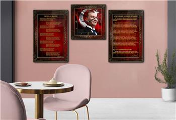 Vatan Temalı Saatli Set 053