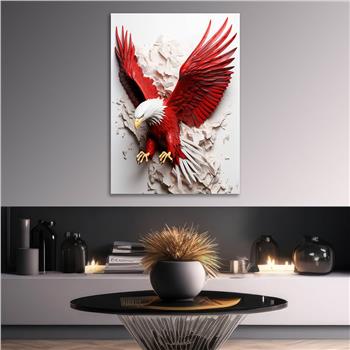 Dikey Doğa Temalı Cam Tablo 238