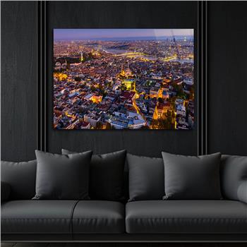 Yatay DoğaTemalı Cam Tablo 334