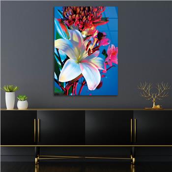 Thema Natur auf bedrucktem Glas