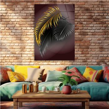 Kunst Thema auf bedrucktem Glas