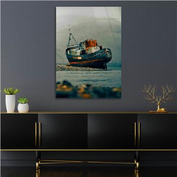 Dikey Doğa Temalı Cam Tablo 270