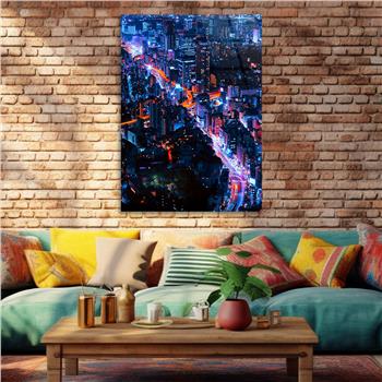 Dikey Doğa Temalı Cam Tablo 269