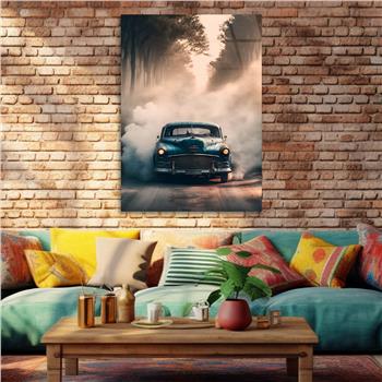 Dikey Doğa Temalı Cam Tablo 250