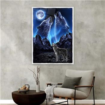 bedrucktes Glas mit Aluminiumrahmen und Nation Themen 