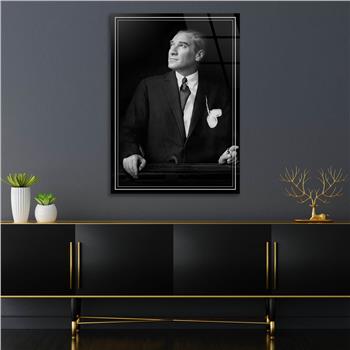 Dikey VatanTemalı Cam Tablo 252