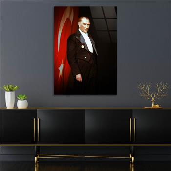 Dikey VatanTemalı Cam Tablo 264