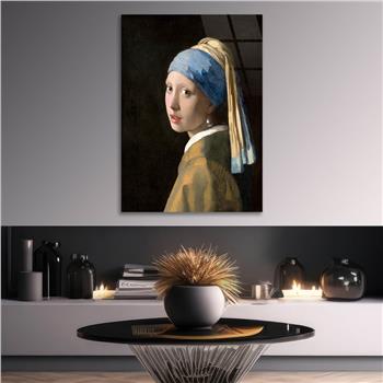 Kunst Thema auf bedrucktem Glas