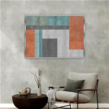 bedrucktes Glas mit Aluminiumrahmen und Kunst Themen 