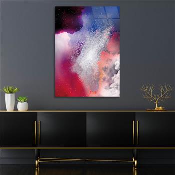 Kunst Thema auf bedrucktem Glas