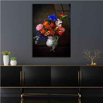 Kunst Thema auf bedrucktem Glas