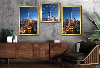 Ensemble de Tableaux et d’orloge 2 pièces sur le thème de l’art