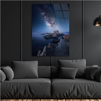 Kunst Thema auf bedrucktem Glas