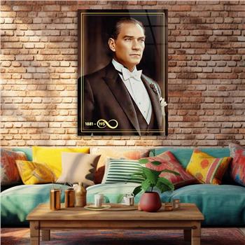 Dikey VatanTemalı Cam Tablo 258