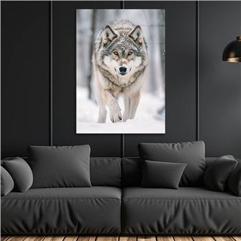 Dikey Doğa Temalı Cam Tablo 440