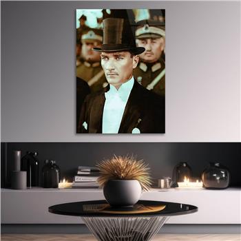 Dikey VatanTemalı Cam Tablo 269