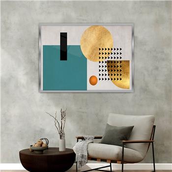 Aluminium Omlijste Kunst Thema Geharde Glasschilderij 031