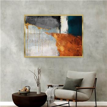 bedrucktes Glas mit Aluminiumrahmen und Kunst Themen 