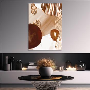 Kunst Thema auf bedrucktem Glas