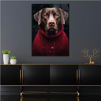 Dikey Doğa Temalı Cam Tablo 445