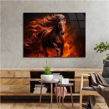 Yatay Doğa Temalı Cam Tablo 541