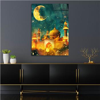 Dikey Dini Temalı Cam Tablo 288