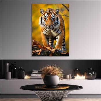 Dikey Doğa Temalı Cam Tablo 410