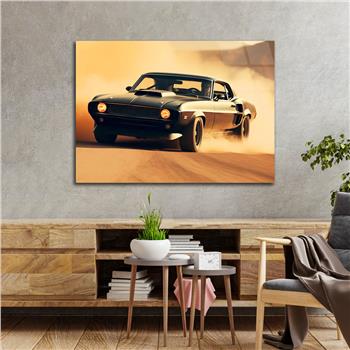 Yatay DoğaTemalı Cam Tablo 416