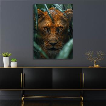 Dikey Doğa Temalı Cam Tablo 373