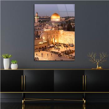 Dikey Dini Temalı Cam Tablo 269