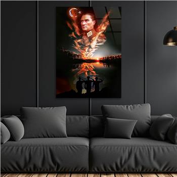 Nation Thematisch auf bedrucktes Glas