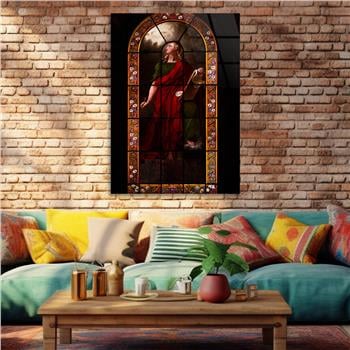 Kunst Thema auf bedrucktem Glas