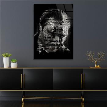 Dikey VatanTemalı Cam Tablo 132