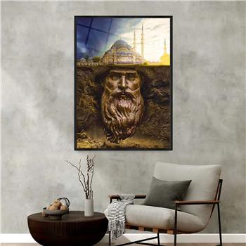 bedrucktes Glas mit Aluminiumrahmen und Nation Themen 