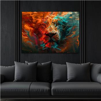 Yatay Doğa Temalı Cam Tablo 525