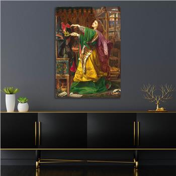 Kunst Thema auf bedrucktem Glas