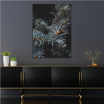 Dikey Sanat Temalı Cam Tablo 525