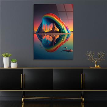 Kunst Thema auf bedrucktem Glas 298