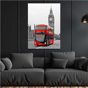 Dikey Doğa Temalı Cam Tablo 227