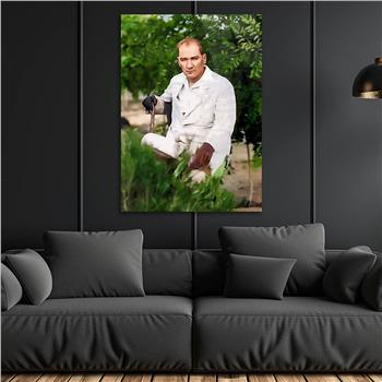 Dikey VatanTemalı Cam Tablo 146