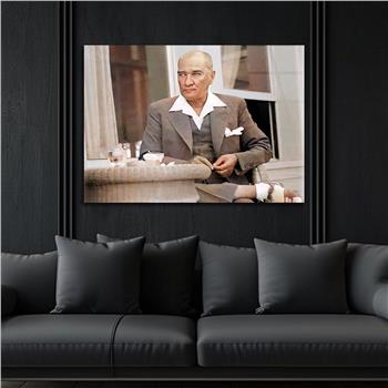 Yatay VatanTemalı Cam Tablo 104