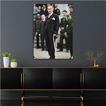 Dikey VatanTemalı Cam Tablo 218