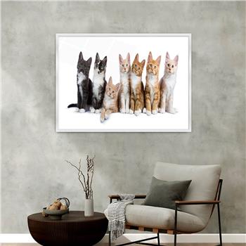 Aluminium Omlijste Natuur Thema Geharde Glasschilderij 126