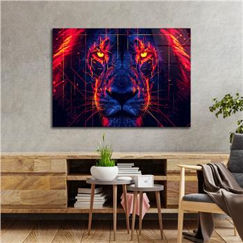 Yatay Doğa Temalı Cam Tablo 522